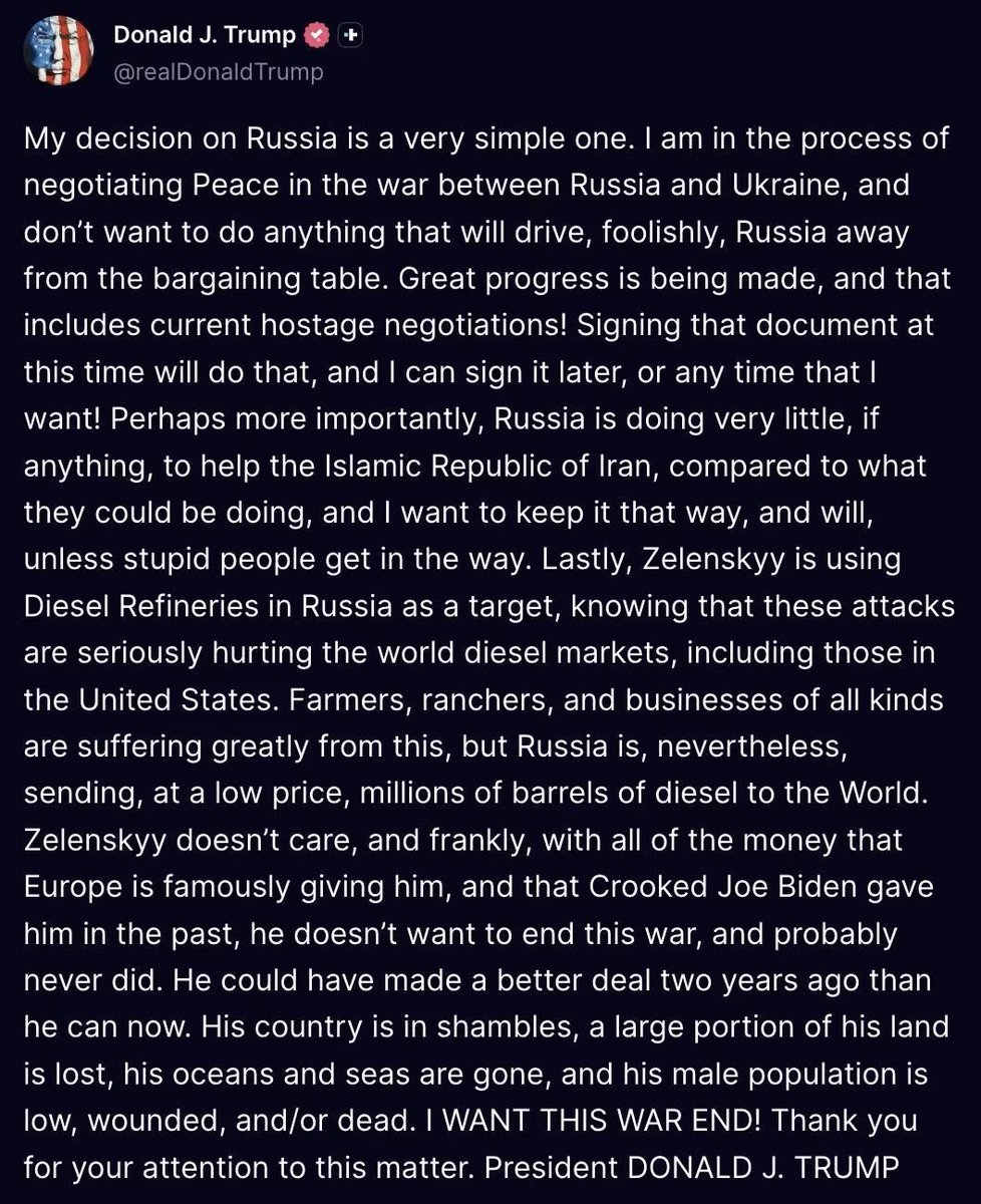 rshereme's tweet photo. When I read these post from Trump blaming Ukraine and siding with russia, I can’t help but ask how can a man become so morally deprived as to side with the aggressor and blame the victim.

I also don’t get people who end up supporting this moral bankruptcy. Are they really that morally broken? Or just blinded? 

I am thinking of the Gospel of Matthew, chapter 13, where Jesus says “though seeing, they do not see; though hearing, they do not hear or understand.”

Like literally, the devil has such a hold on people that they cannot distinguish light from darkness, good from evil.
