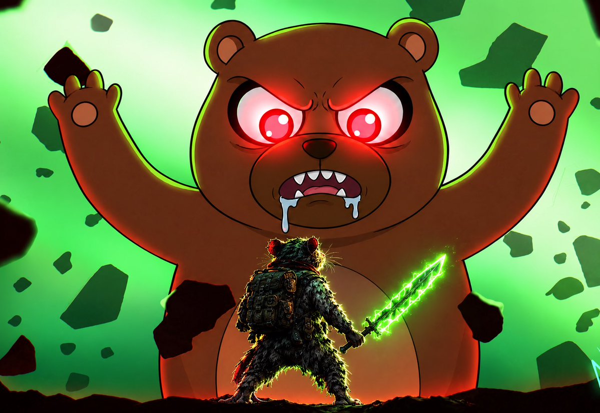 ekelebe_stuner's tweet photo. The bears came…but the last rat faced them bullishly. Conquest only in mind and spirit @thelastratonsol https://t.co/GtXcKilvWf