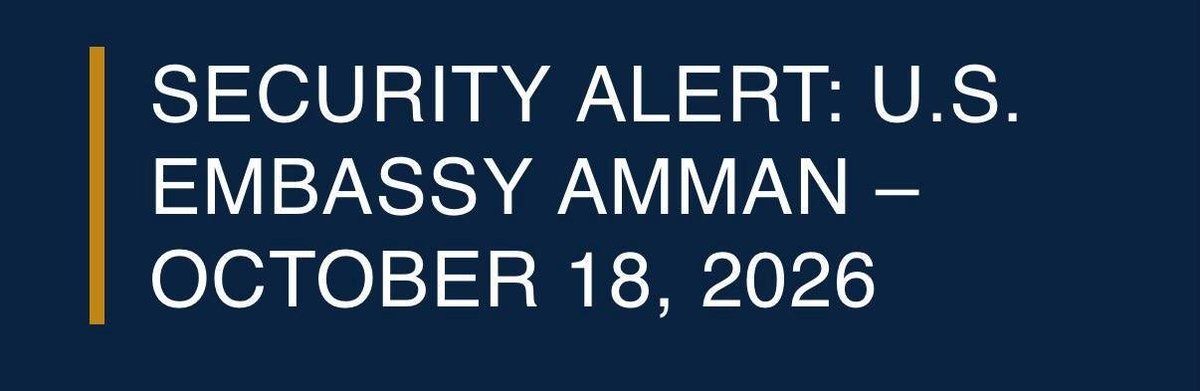 TheWarPolitics0's tweet photo. 🇺🇸🚨#BREAKING: U.S. embassies across the Middle East reportedly issue security alerts amid growing concerns over potential escalation involving Iran and Yemen.

#USA #MiddleEast #Iran #Yemen #BreakingNews https://t.co/UTYMoRGrh8