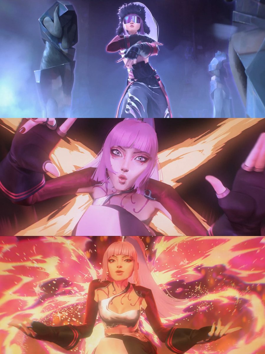 aunnieonchain's tweet photo. Riot Games literally says:
Ain't no budget when these queens are on the set #KDA https://t.co/QxuuUWLGT6
