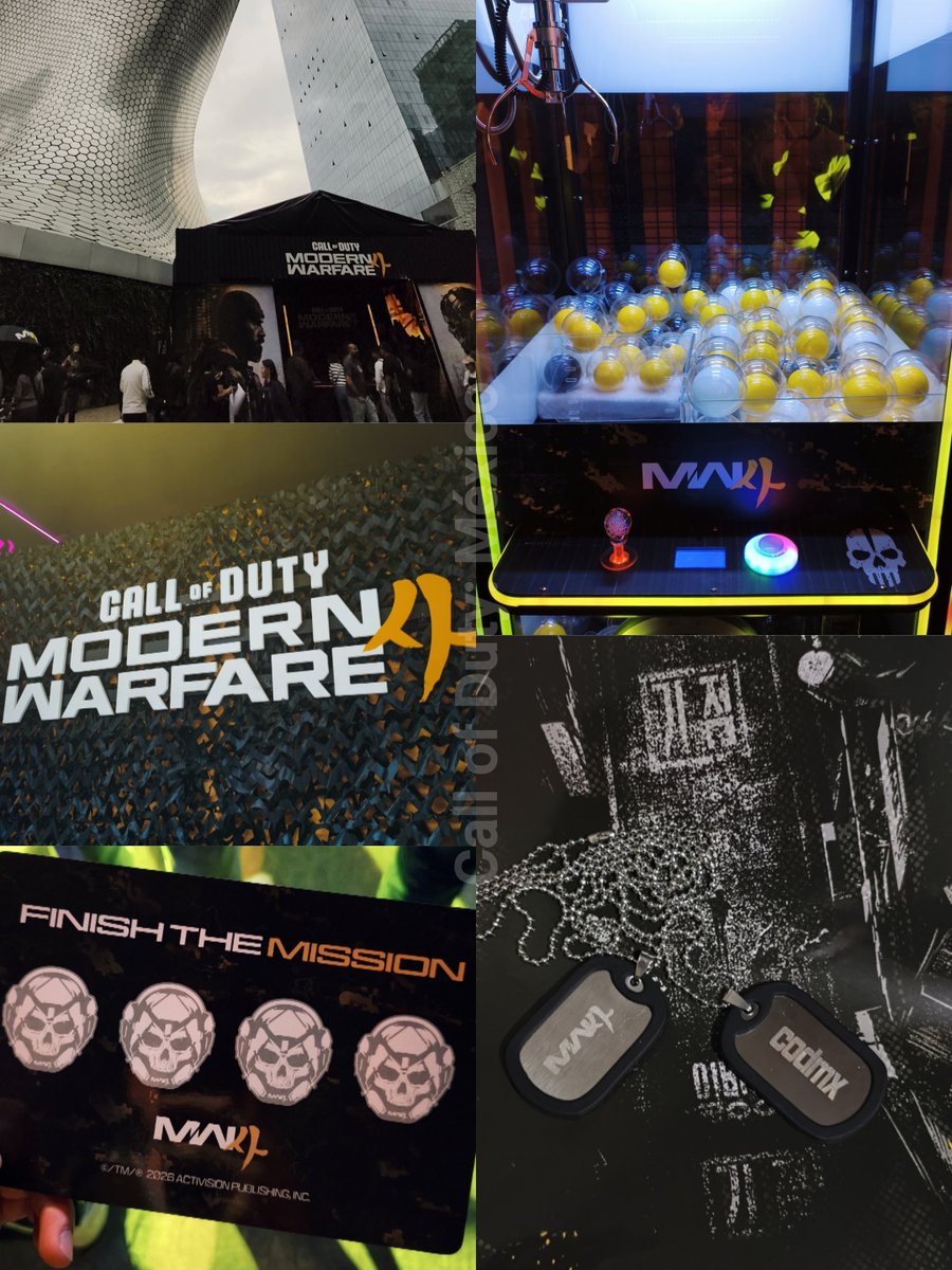 CoDMexico_'s tweet photo. Hoy nos dimos una vuelta por la MW4 Pop-Up Xperience en la Ciudad de México y me la pasé muy bien.

Les dejo mi opinión y mi experiencia personal completa en la página de Facebook... Porque a aquí no cabe 😅

GG @CallofDutyLATAM #ModernWarfare4

https://t.co/f555DNzACF https://t.co/6XhwfSR54f