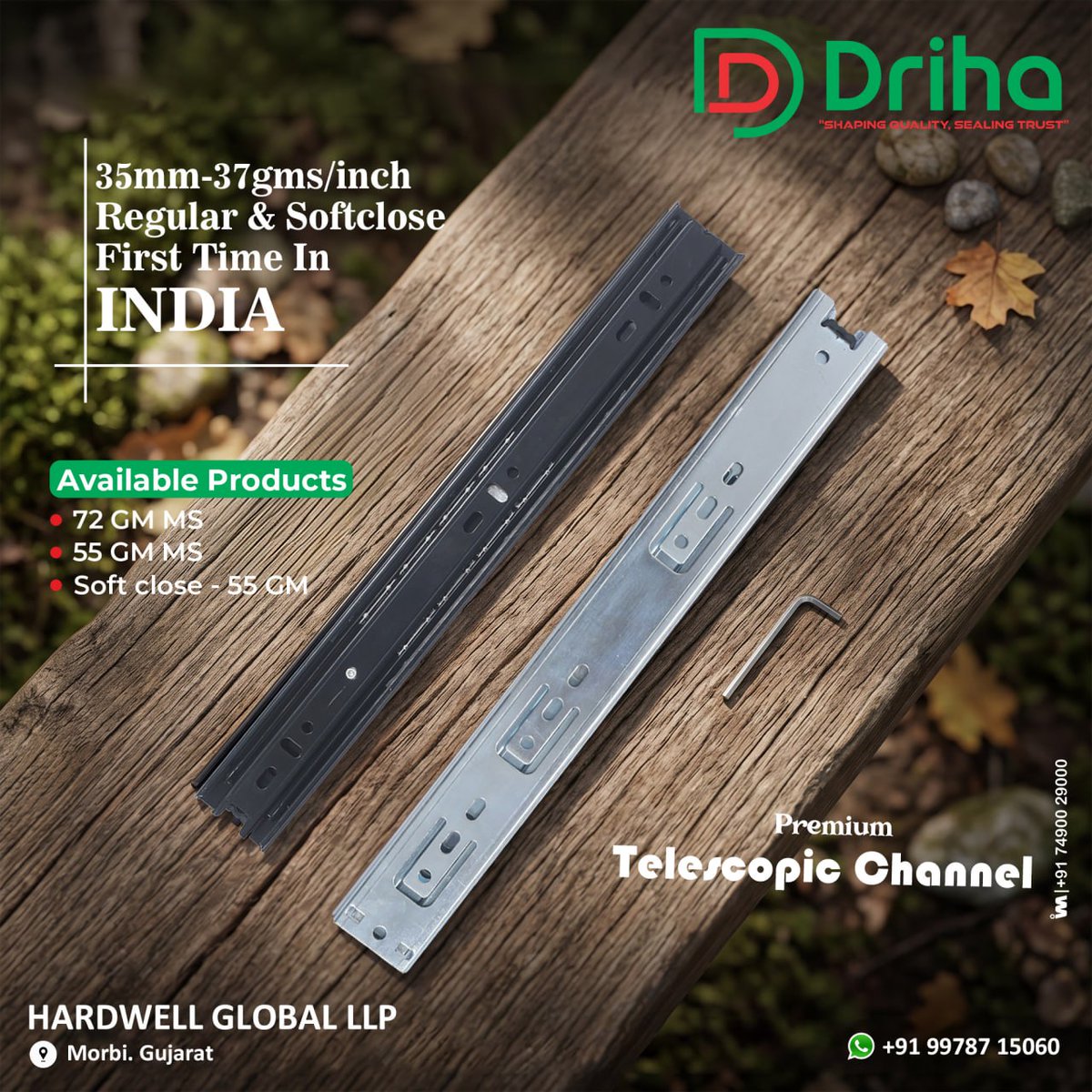 ibais_hardware's tweet photo. HARDWELL GLOBAL LLP | Morbi π’
TELESCOPIC CHANNEL
Mr. Hitin Udhareja - +91 99787 15060
WhatsApp: https://t.co/100fHnNU0s
.
#HardwellGlobal #MorbiHardware #TelescopicChannel #HardwareFittings #ArchitecturalHardware #HardwareDesign #FurnitureFittings #HomeHardware #InteriorDesign https://t.co/SHTlKNRPni