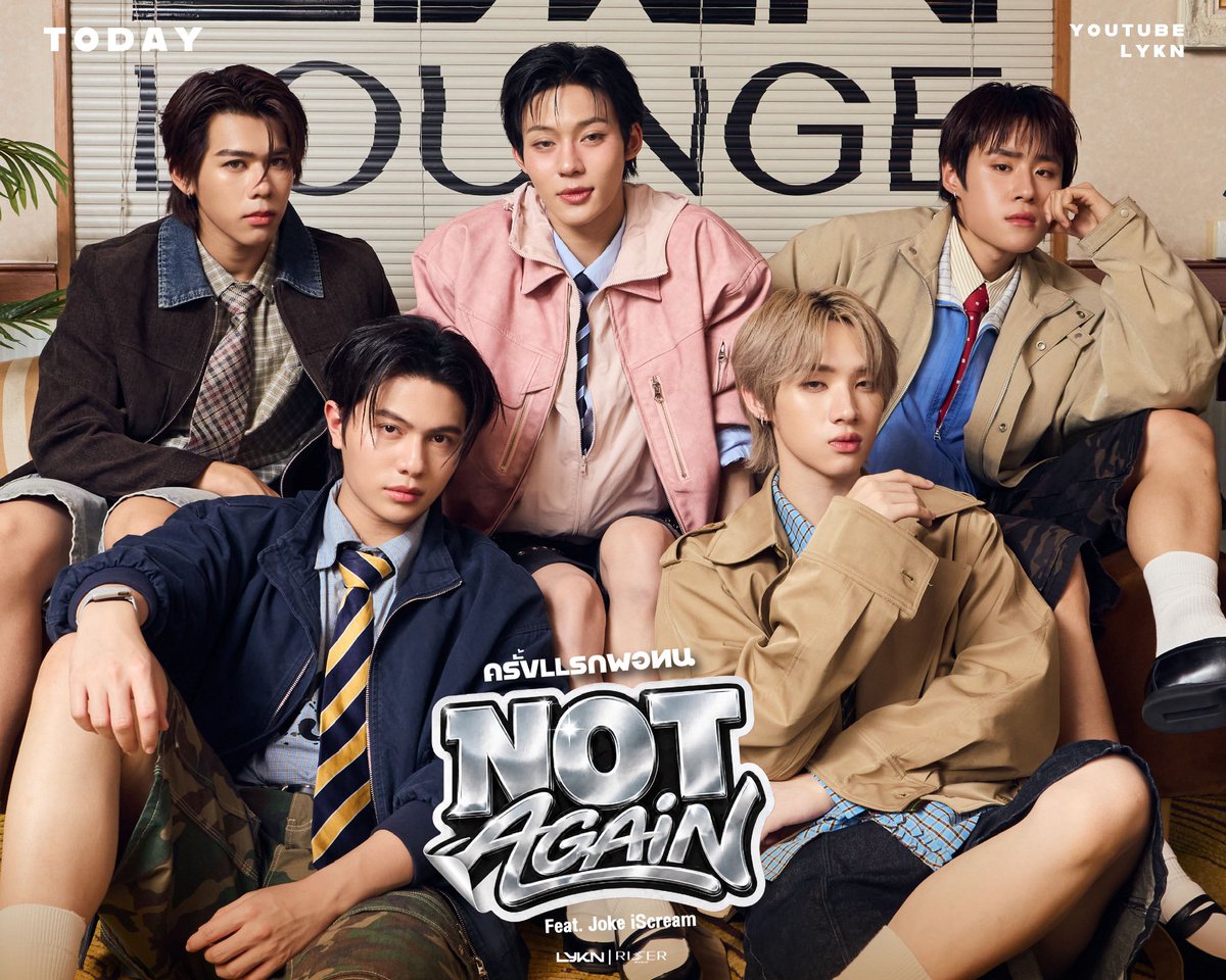 LYKNofficial's tweet photo. ครั้งแรกพอทน (Not Again) - LYKN Feat. JOKE iScream

MUSIC VIDEO RELEASE 🔎
TODAY | 7 P.M.

#️⃣NotAgain_LYKNmv

#NotAgain_LYKN
#LYKN
#RISERMUSIC https://t.co/j7uFy0eNzh