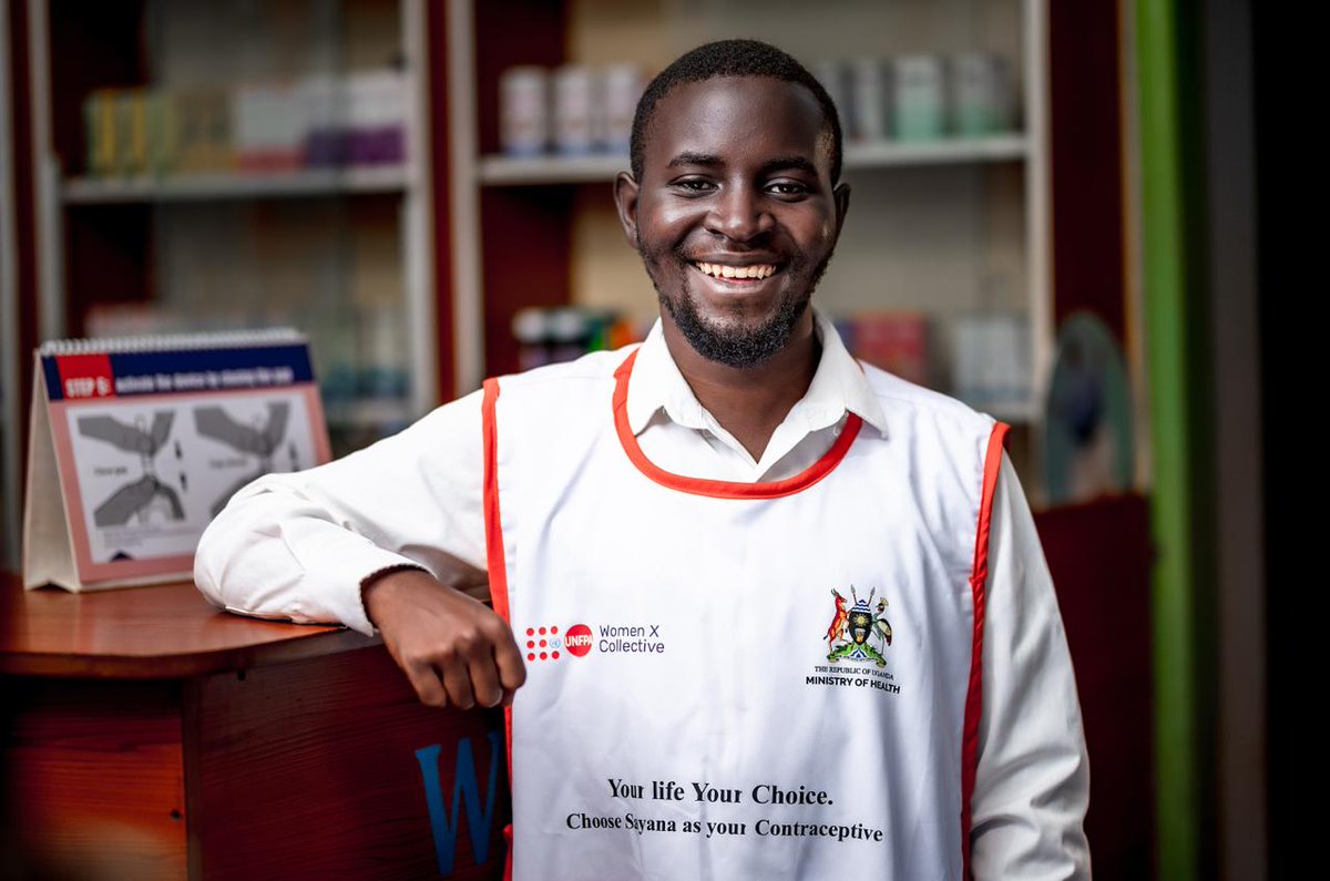muxoke's tweet photo. At Petronela Drug Shop in Nambaale, family planning is becoming easier to reach with support from the #WomenX Project and the Uganda Private Midwives Association.

“Receiving commodities at subsidised prices has made services more affordable for women here,” says Nurse Tusubira Joseph.

Training has strengthened counselling on DMPA-SC (Sayana Press), including side effects and self-injection. Clients who want to inject at home are shown the steps through practical demonstrations, so they can decide with clearer information and, where suitable, manage later doses themselves.
#YourLifeYourChoice
