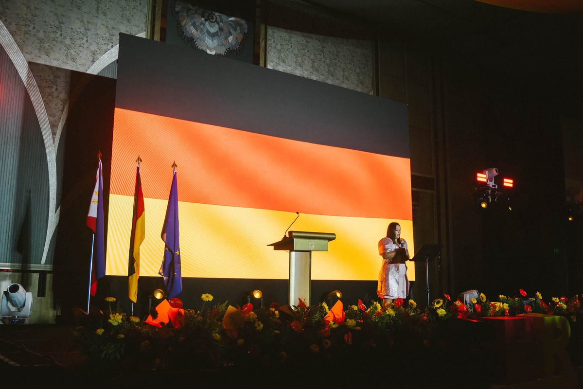 germanyinphl's tweet photo. Thank you for celebrating 36 years of German Unity and the friendship between π©πͺ and π΅π with us. We are united by shared interests and common values. Looking forward to further strengten our partnership in the future.
#GermanyInPHL https://t.co/VEG2VD3QMj