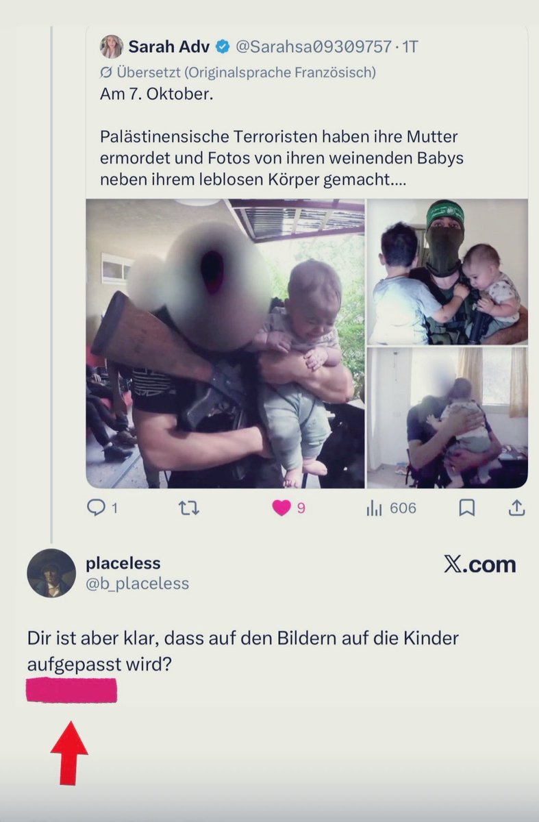 Regendelfin's tweet photo. Ja gut, einige Babys und Kleinkinder wurden erschossen. Zum Beispiel Mila Cohen, während ihre Mutter sie im Arm hielt. Andere wurden versehentlich mit bloßen Händen ermordet - aber ja, im Grunde haben die Palästinenser in Israel eine liebevolle Kita für Waisenkinder gegründet. https://t.co/cDMcGmSxlI