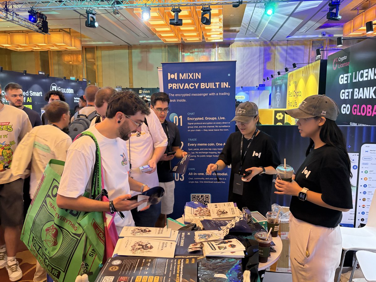 MixinZH's tweet photo. 欢迎在新加坡的朋友们来找我们 👋
如果你也在 TOKEN2049 Singapore 现场, 欢迎过来打个招呼、聊聊天,认识一下 Mixin。
📍 四楼 · MB4-92 等你来碰面 👀
#Mixin #TOKEN2049 #TOKEN2049Singapore https://t.co/fExWrXTVDr