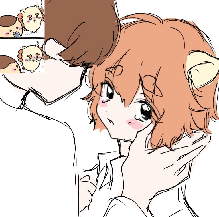 mi_momonga_'s tweet photo. しさくりのリクエストが多かったので‼️
※ちいかわ擬人化注意 https://t.co/zyuKj6NtGg