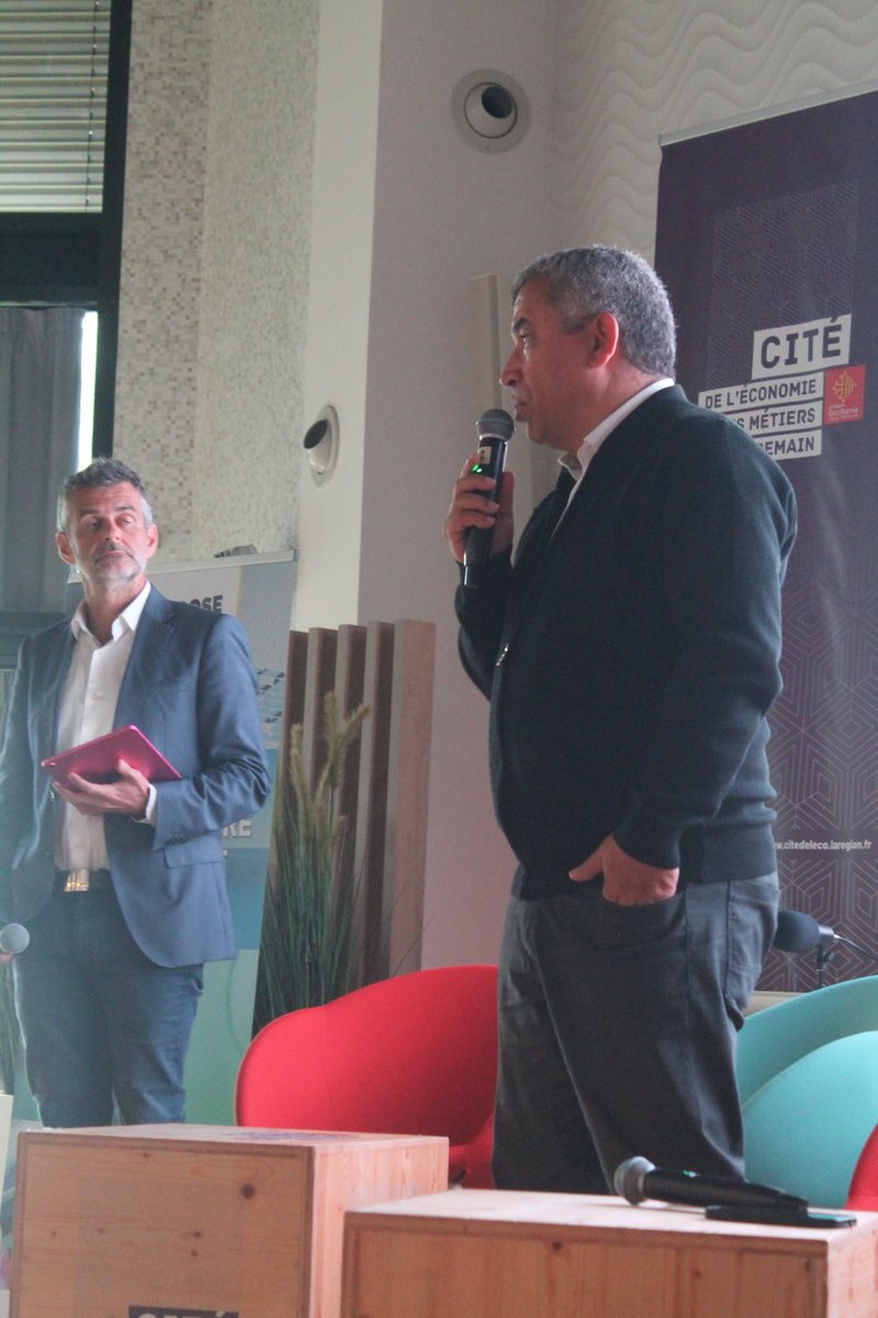 ADOCC_'s tweet photo. [EN DIRECT]
La Cité de l'Economie et des Métiers de Demain accueille aujourd’hui les premières rencontres Choose Occitanie, organisées par la région @Occitanie  et AD’OCC.

Une centaine d’acteurs économiques et d’investisseurs réunis pour découvrir les atouts du territoire et échanger sur les opportunités d’investissement en Occitanie.

🎙️ En présence de @JBenabdillah  et @Olivier_Lluansi.
