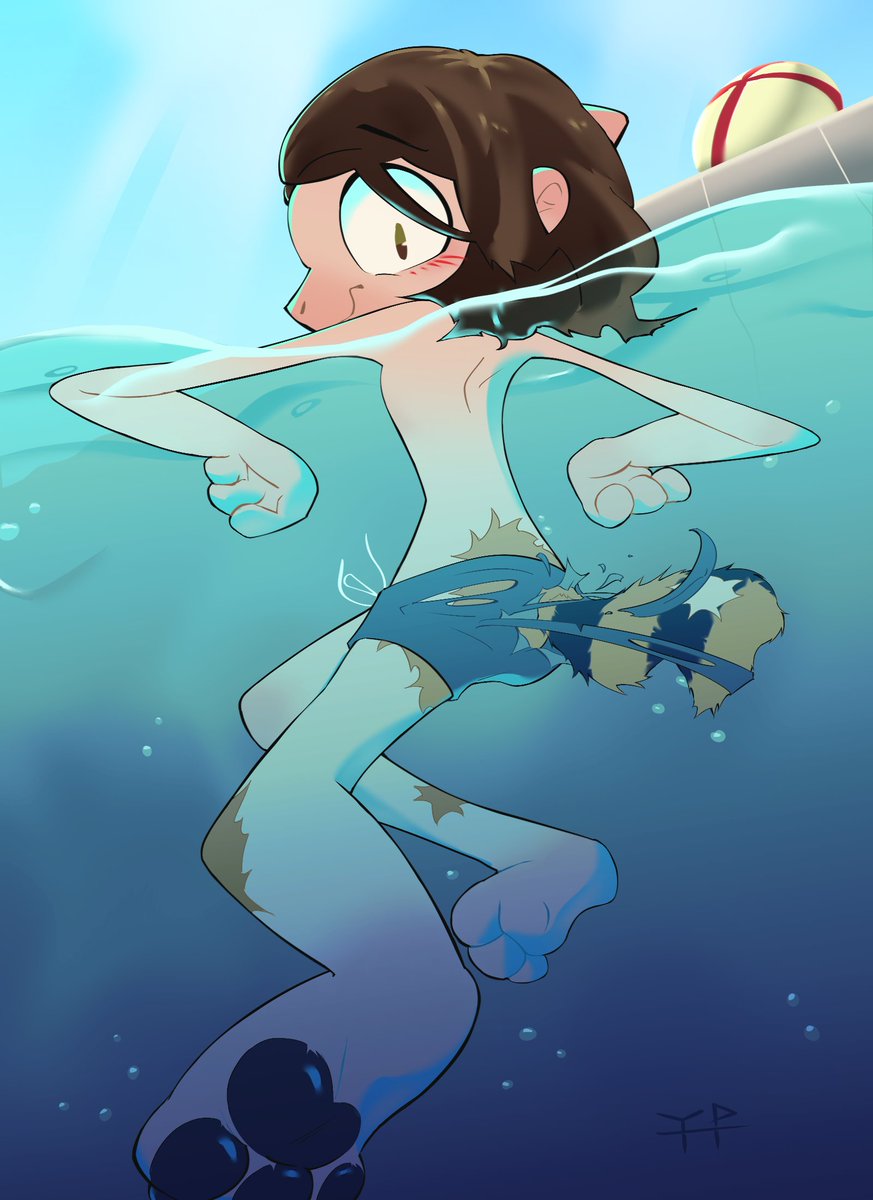 triastrashbin's tweet photo. Day 6 /// Behind

These spontaneous shifts really hit Loxie on the worst moments possible... To make matters worse- these shorts were the first thing to *RRrriiip~!* behind him this time during the pool hangout

#Octransfur #TFEveryday https://t.co/NbHJIHbT1r