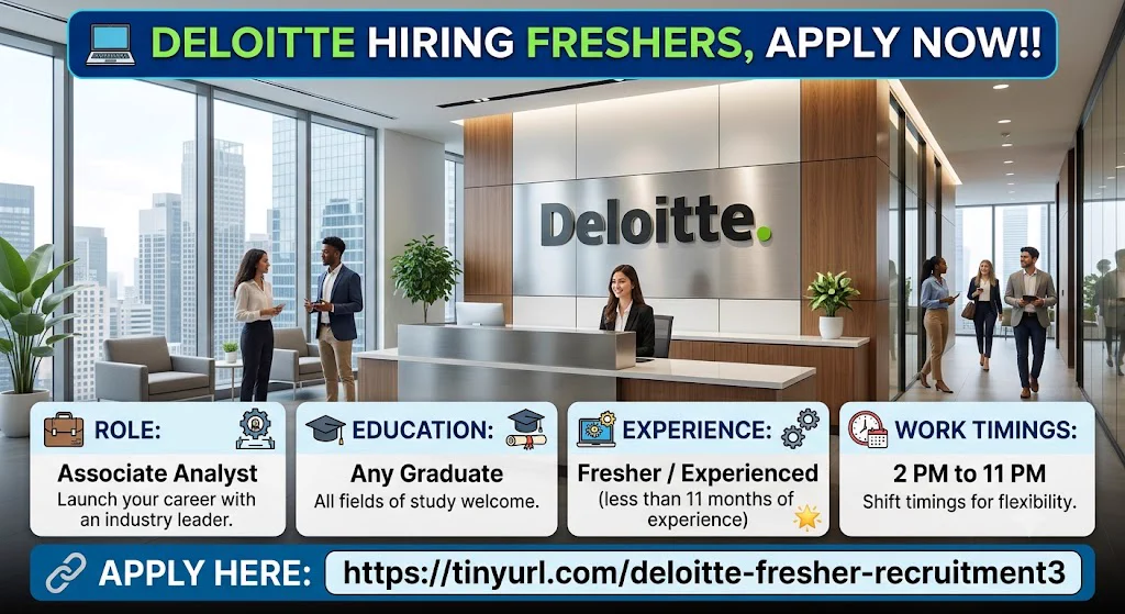 Freshers IT Jobs Updates on X: 