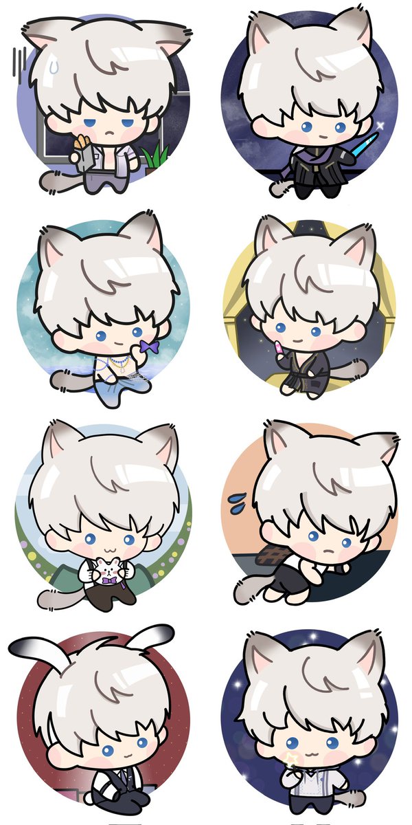 lumieriella's tweet photo. Bunnykitty collection I drew a while back (I forgot to post it here)
✨ happy Octovier ✨
#Xavier #沈星回 https://t.co/8DkjikkTma