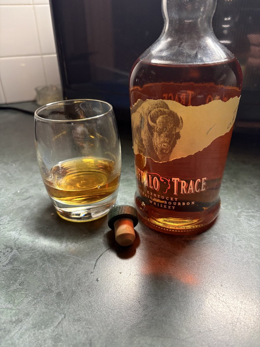 WidemanLorne's tweet photo. Just making sure the winter bourbon hasn’t gone bad. https://t.co/wTgZS2bzTp