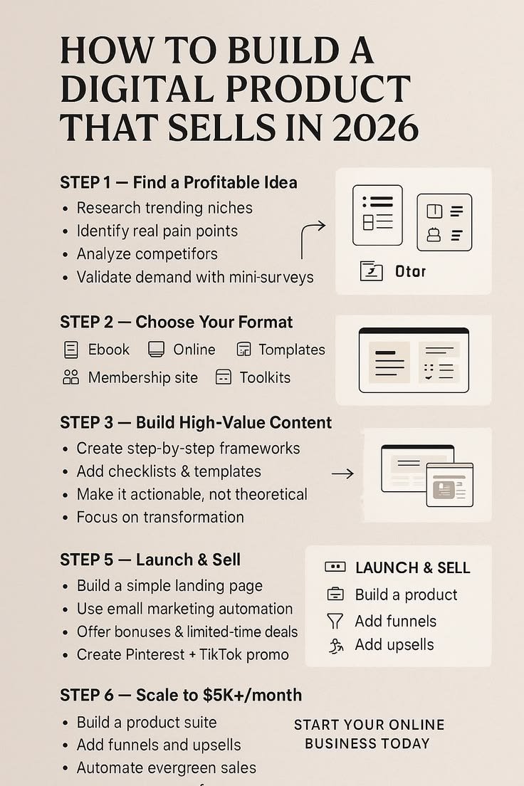 Pintoincome's tweet photo. How to build a digital product that sells in 2026... https://t.co/gaPYY5tGNP