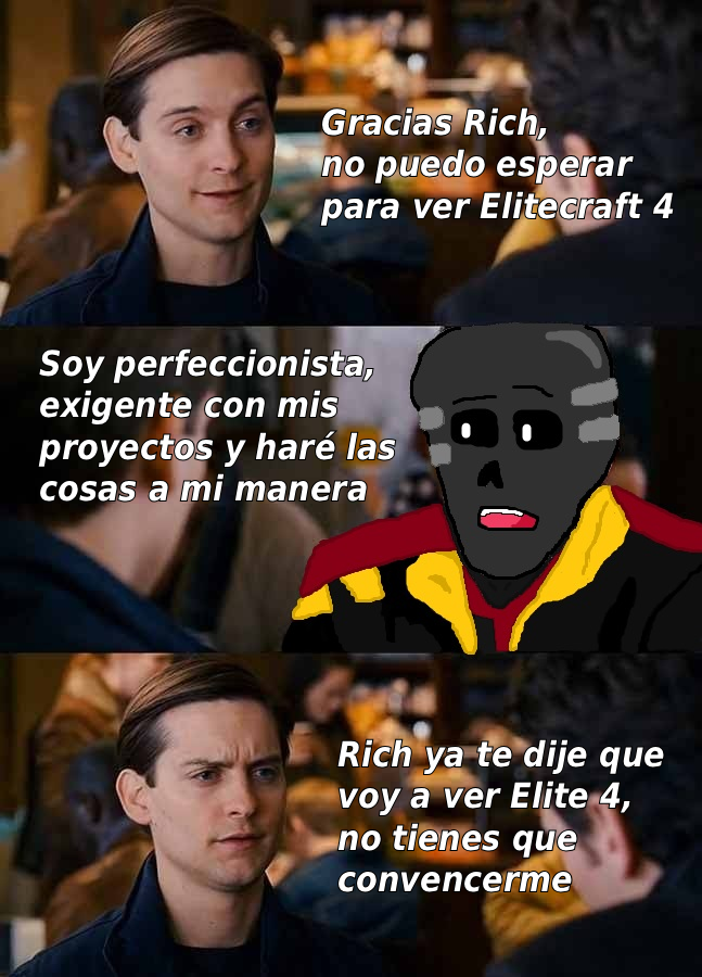 ivan234570's tweet photo. Rich posiblemente dijo eso para "avisarnos" cuando tranquilamente todos somos Peter
(Aplica con cualquiera) https://t.co/Df9u7HacKE
