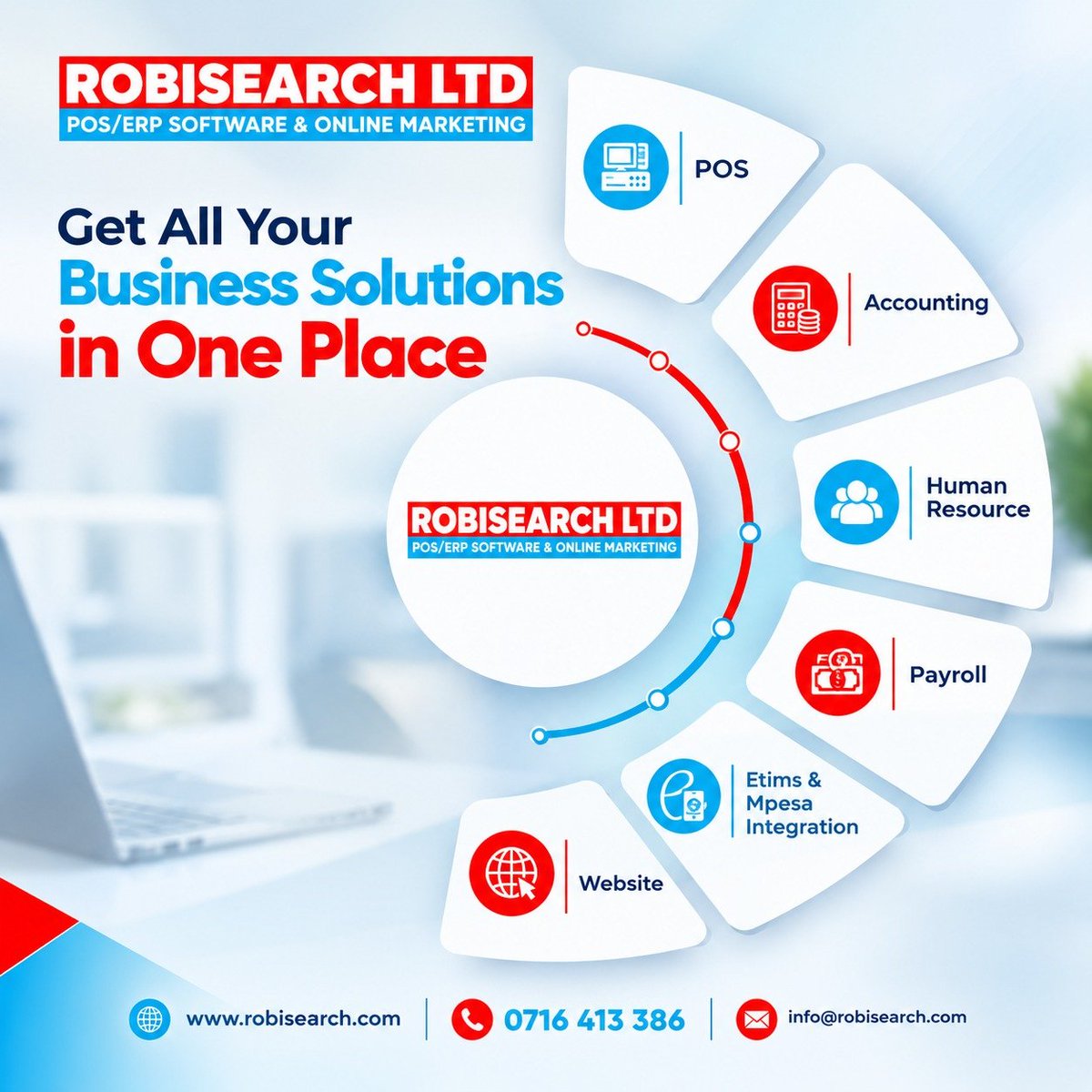smileycherry2's tweet photo. From processing sales to keeping financial records, businesses need systems that work together.
Robisearch provides practical POS and ERP solutions designed to support smoother operations.
GetCustomerFeedbackSoftware. GrowNaRobisearchCRMSoftware. #SaveNaRobisearchERPsystem https://t.co/wgI8y9njKI