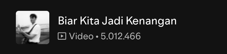 Paulmoon_Realm's tweet photo. 5.000.000+++ streams on Spotify , Biar Kita Jadi Kenanga - Paul Aro β¨οΈ Thank You genks udah selalu stream BKJK.. π«Άπ»
#PaulAro
#PaulmoonRealm https://t.co/omOHXhlHl3