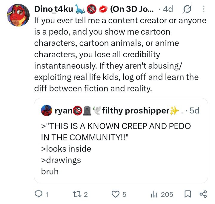 jssayingblud's tweet photo. @VisperDev @ImDaTechnoUnico i FUCKING hate this excuse because they think its the ULTIMATE MEGA GIGA ULTRA GIGANTIC GIGANT EXPONENTIALLY HIGH "gotcha!" of all time, like look at this loser😂😂😂 https://t.co/TwswnDmRAc