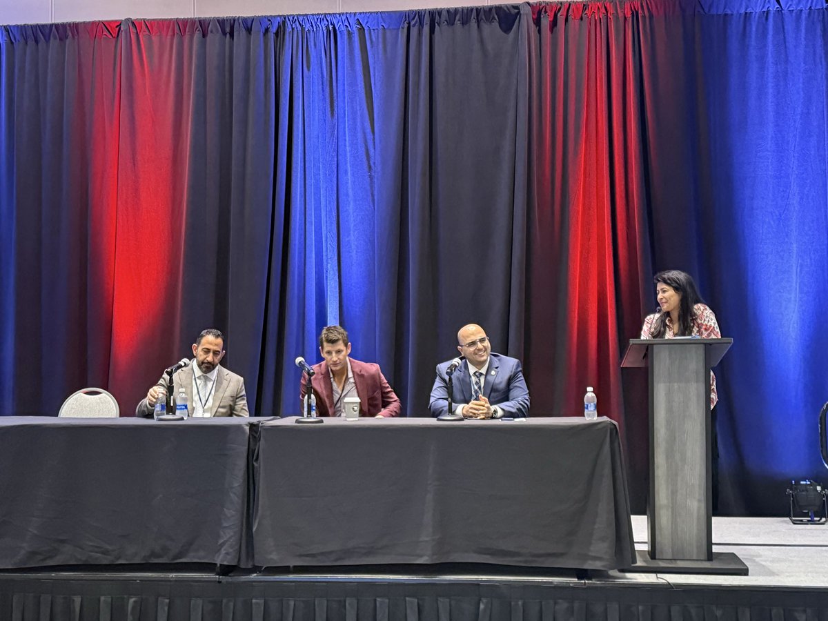 DBCardsFellows's tweet photo. Proud of our PD @Dr_AbuDaya for leading the PERT session at #ACCMichigan 2026 and presenting "Acute PE: When Is Anticoagulation Not Enough?" 👏🫀
#PERT #PulmonaryEmbolism #InterventionalCardiology #CardioTwitter #CardioX #FITs #CorewellHealth https://t.co/Z4yPZ3Fyz4