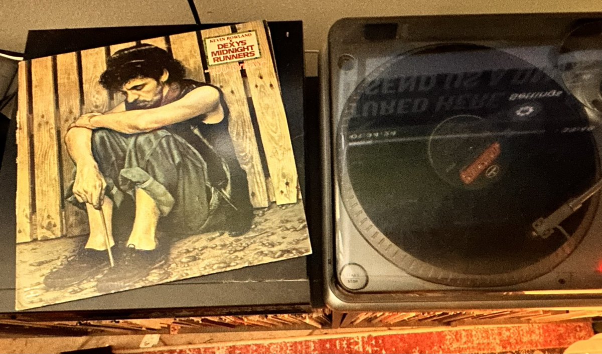 DailyTurntable's tweet photo. Day 279 - Spinning at Daily Turntable, Dexy’s Midnight Runners - Too-Rye-Ay. Released in 1982, it was their second studio album. Combining elements of Celtic folk, new wave, and blue-eyed soul, it stands as the band's most commercially successful record. https://t.co/wgFZ678uo7