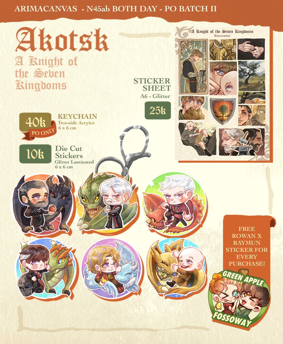 Arimacanvas's tweet photo. RT &amp; 🫶 are appreciated! 

#CF23 ARIMACANVAS PO BATCH II 
📅 7 - 14 Oct 
💌 Pickup Both Days and Mail Order
🔗 https://t.co/ocSRyR1zJ3
✨ The Odyssey x EPIC, AKOTSK, Dispatch, Stardew Valley, One Piece, LADS, Dungeon Meshi, BG3, KPDH

#comifuro23 #cf23catalogue https://t.co/zzwQk0onxp