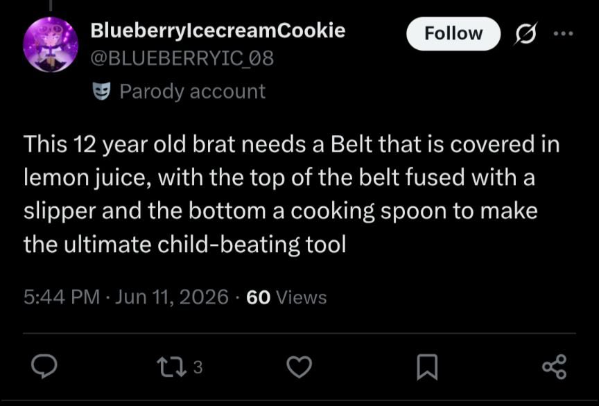 GunToTheHeart's tweet photo. You have an odd thing against children.

It's almost like those 2020 orphanage jokes again https://t.co/oqESxg042d