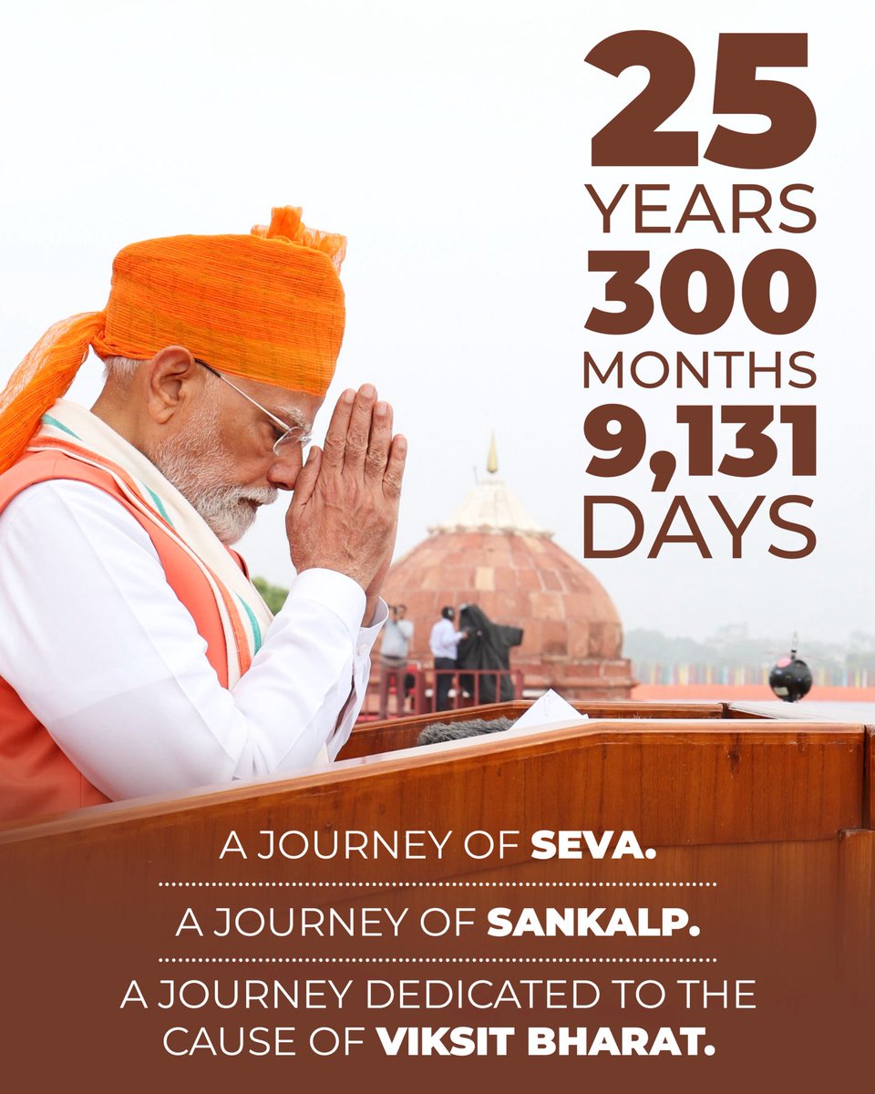 sanghaviharsh's tweet photo. A journey that began 25 years ago continues to inspire millions today.

#25YearsOfSeva https://t.co/jGiL3maWGa