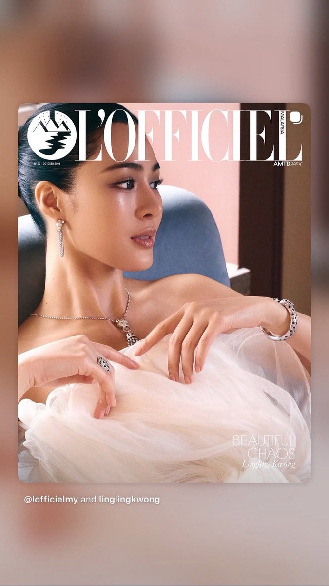 LingOrm_BH's tweet photo. linglingkwong ig story update [7.10.2026]

**Repost**

LINGLING KWONG COVER STAR
#LinglingKwong @linglingsirilak
@Dior #Dior @Cartier #Cartier https://t.co/YtW3nvx8wi