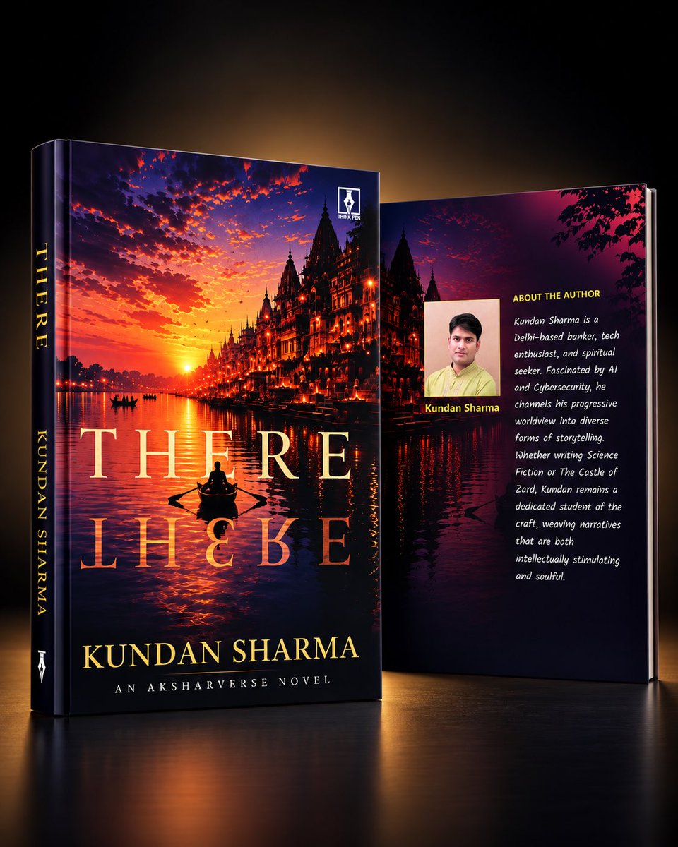 vijayaksharma's tweet photo. Heartiest congratulations to @kundanmksharma , on your third book, THERE - An Aksharverse Novel. 📚

So proud of you Hubby…May “THERE” touch many hearts and take you to many more milestones. 🥰

This is another beautiful chapter in your journey.💐

Published by- Think Pen (Sarv Bhasha Trust)