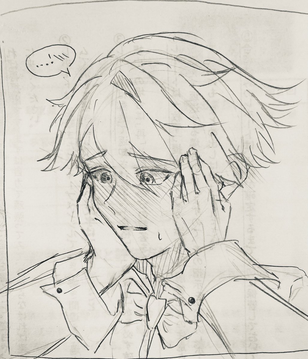 Tomato_810K's tweet photo. 可愛すぎて描いちゃった。落書きでごめんなさい
（セリフ分からないので何となくで） https://t.co/CUN5HNtpj8