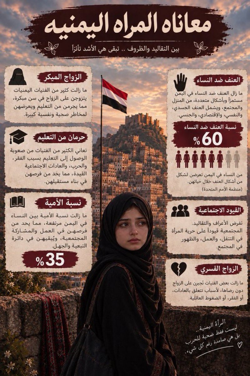 Weedzoi3's tweet photo. @aikolil8 #لا_للزينبيات_باليمن
#لا_لزواج_القاصرات_باليمن
#نسويات_اليمن 
#المراه_اليمنية
#نساء_اليمن_أحرار https://t.co/e4AdQykzzQ