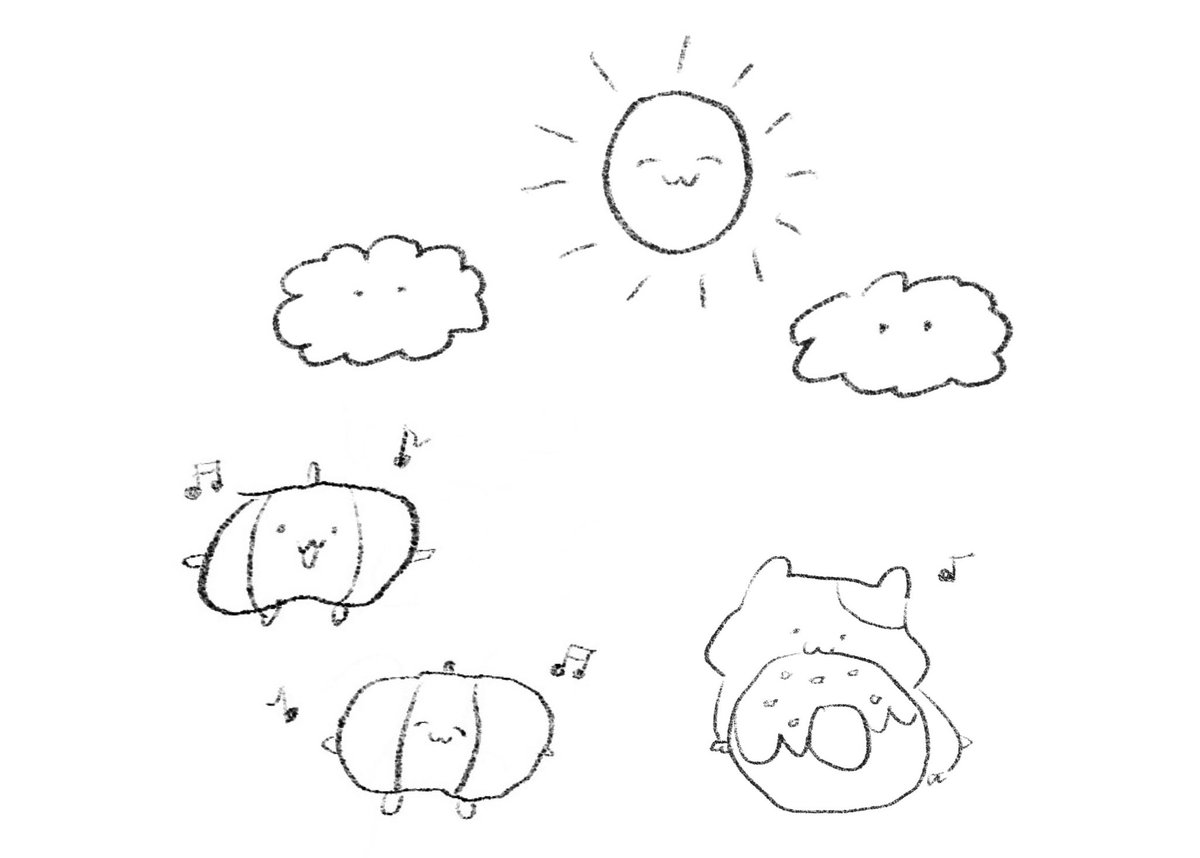 po_pu_bu's tweet photo. 落書きです❕左下はかぼちゃです🎃🎶 https://t.co/NEojVZFKWE