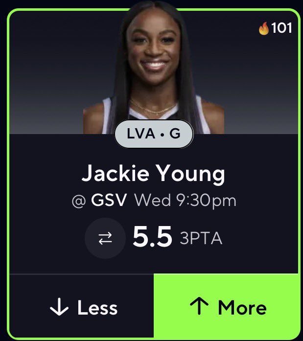 RACKEMSPORTS's tweet photo. 🔥🔥PLAY OF THE DAY🔥🔥
JACKIE YOUNG OVER 5.5 3 POINT ATTEMPTS
#POTD #PLAYOFTHEDAY #PrizePicks #playerprops #DFS #pp #mlb #NFL #NFLPRIZEPICK #nfltwitter #nbatwitter #NBA #nbaplayoffs #NBAFinals #WNBACommishCup #tiktok #NBAprizepick #WNBACommissionersCup
#WNBAPicks #nbaespn #wnba #NBACup #nbaprop #nbaplays #WNBATwitter #wnbaplayoffs #WNBAProps #wnbabets #nbabets #WNBA #nbapickstoday #Gambling #Gambling𝕏