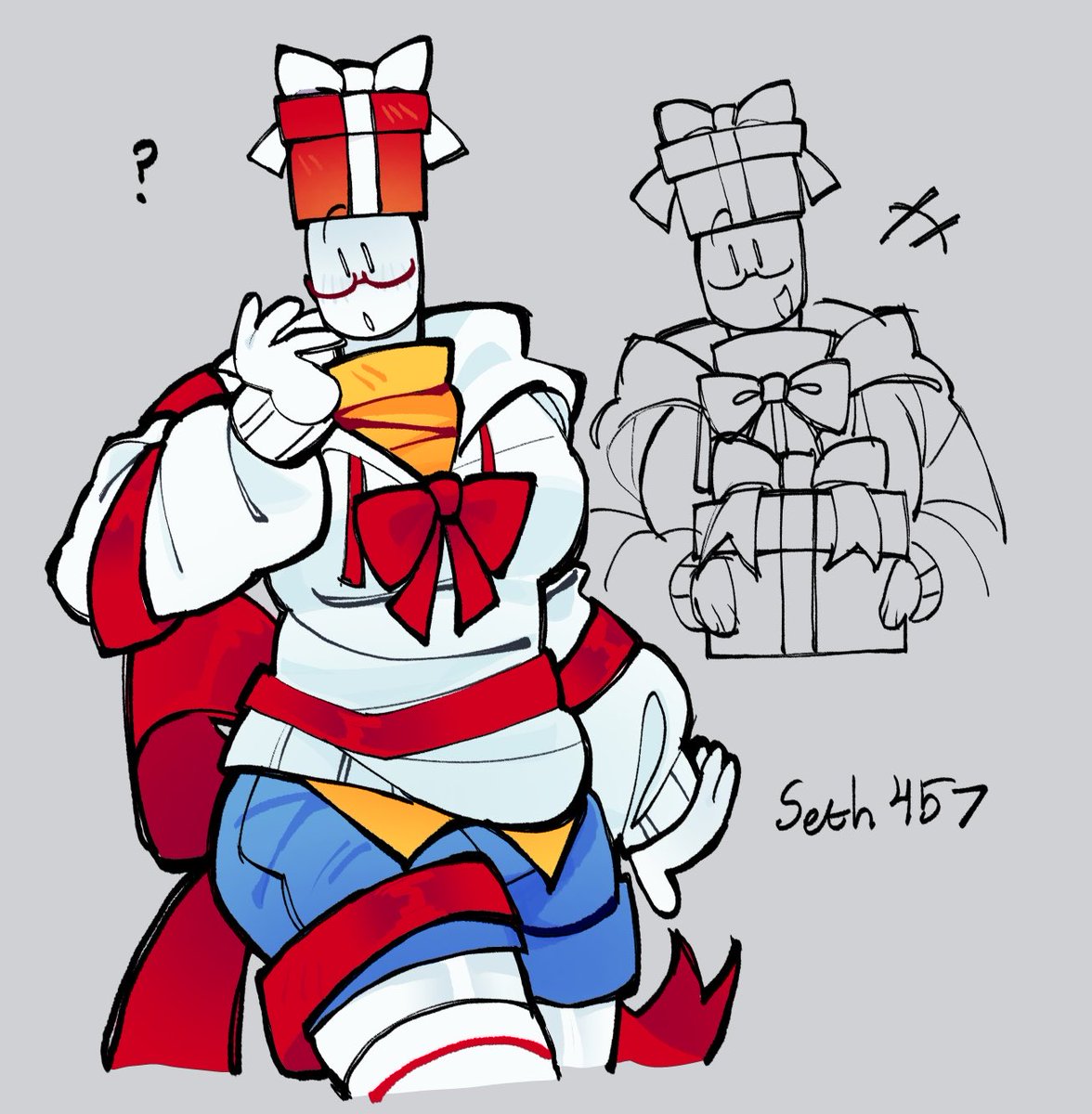 aunmai2555's tweet photo. seth design for the masked killer birthday,, im a bit late dont hurt me pls https://t.co/iL1q4ZQFEA