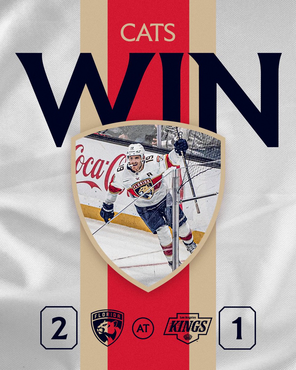 FlaPanthers's tweet photo. CLOSED OUT THE TRIP WITH A CATS WIN https://t.co/Cgywo3T4pS