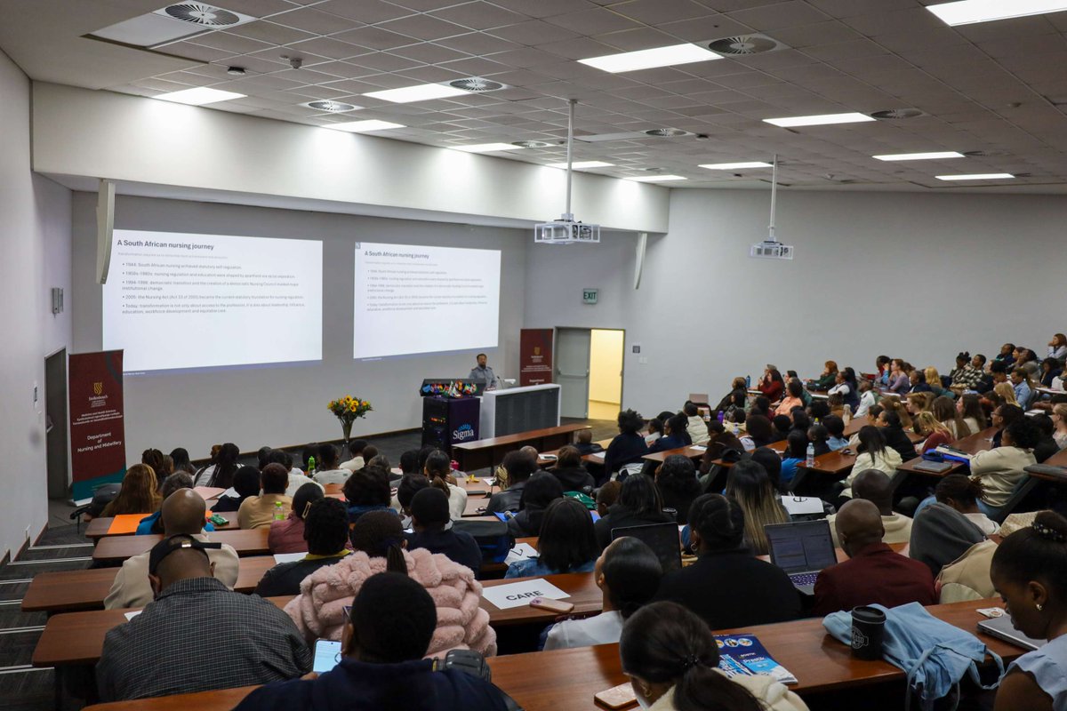 SUhealthsci's tweet photo. The Department of Nursing and Midwifery hosted a transformative engagement event at Tygerberg Campus on 2 October 2026, under the inspiring theme, “Empowered Nurses Save Lives.” #TygerMaties #FMHS https://t.co/aXmnY4iFXx