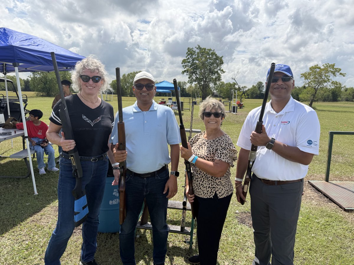 YASH_Tech's tweet photo. As someone involved with the local community alongside SIM Houston, we are always looking for meaningful, impactful associations. SIM Houston Charity Sporting Clays Tournament, which contributes to STEM education, helping shape future leaders, is one such cause that we are involved with.

Thank you, Society for Information Management (SIM). It was a fantastic day to play along with Technology Leaders of Houston, a catch-up, a tête-à-tête, and wonderful camaraderie. 

#YASHTechnologies #YASHinHouston #SIMClaysHouston2026