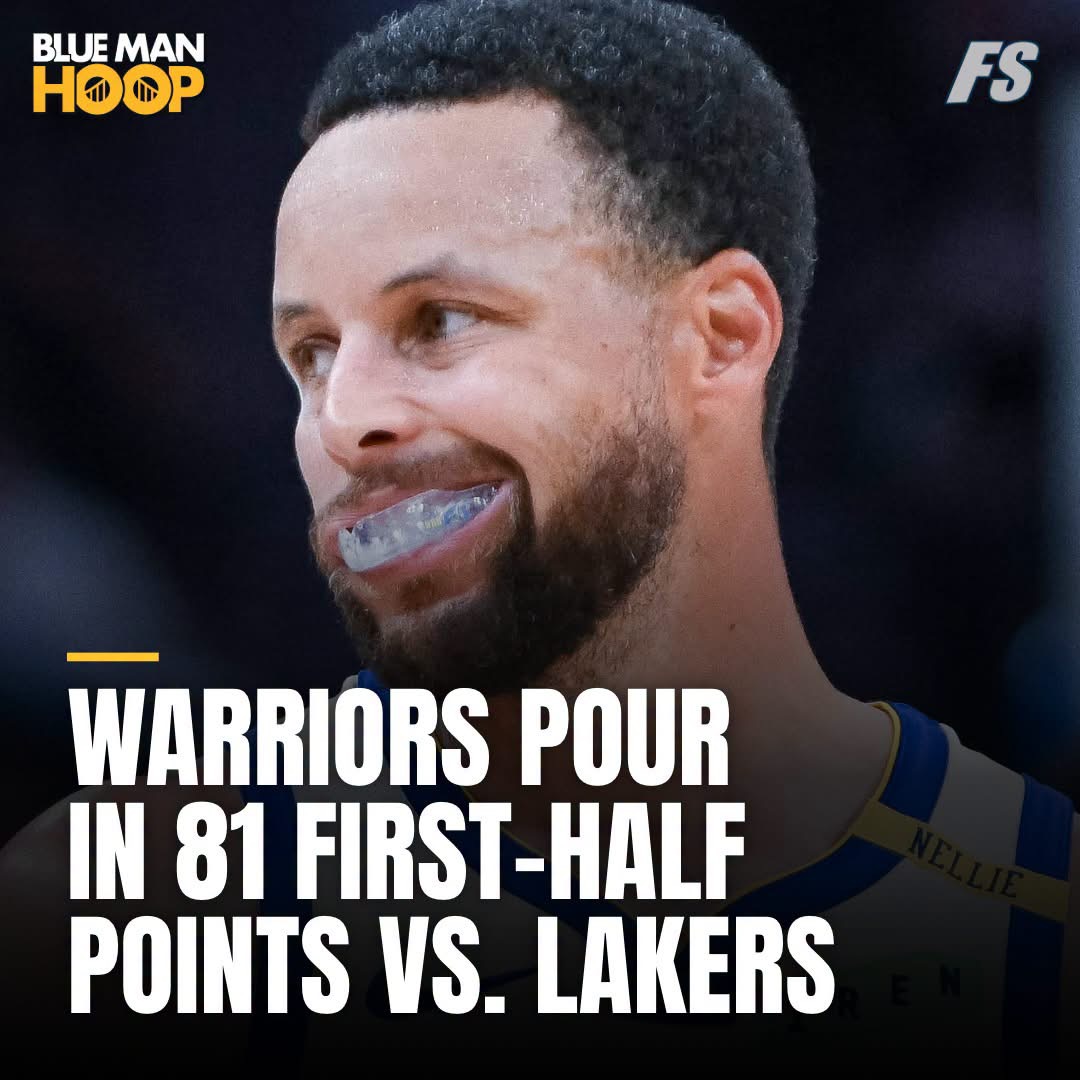 BlueManHoop's tweet photo. A new and smaller starting lineup brought an explosive Warrior offense in the first-half against the Lakers on Tuesday night 🔥⬇
https://t.co/pzTrLeE6Wh https://t.co/laWYQNnSUc