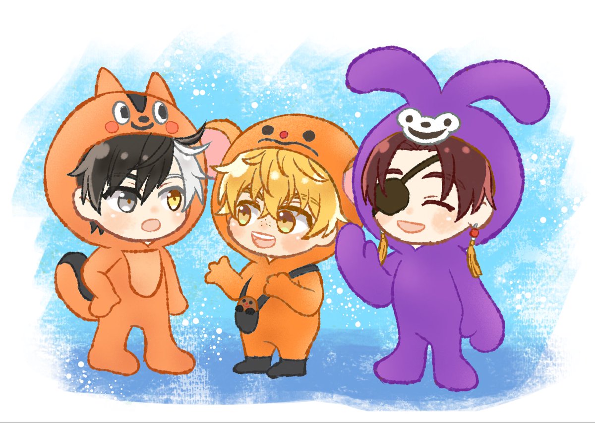 winry0924's tweet photo. #すにさ
那個吉祥物投票パロ
看到三隻感情很好的同人圖覺得很適合級長三人組🥰 https://t.co/nr4kNHoKX6