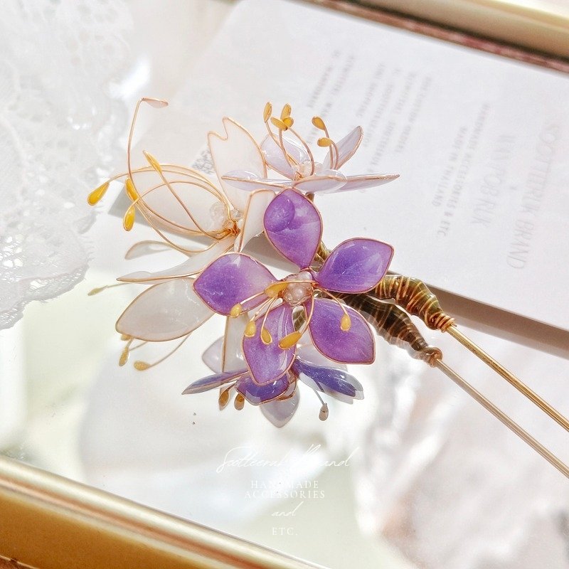 SootteerukB's tweet photo. NO.58 เข็มกลัดปักเสื้อดอกปีบ/แก้วเจ้าจอม
Material : Wire UV resin / 14K gold plated
#HandmadeAccessories

ราคา 690.- บาท ส่งฟรี 
💳 บัตรเครดิต *ชาร์จ 2%+VAT*
สนใจเมนชั่น "จอง/จ/CF/F" มาได้เลยนะคะ https://t.co/UDYaQ3IchX