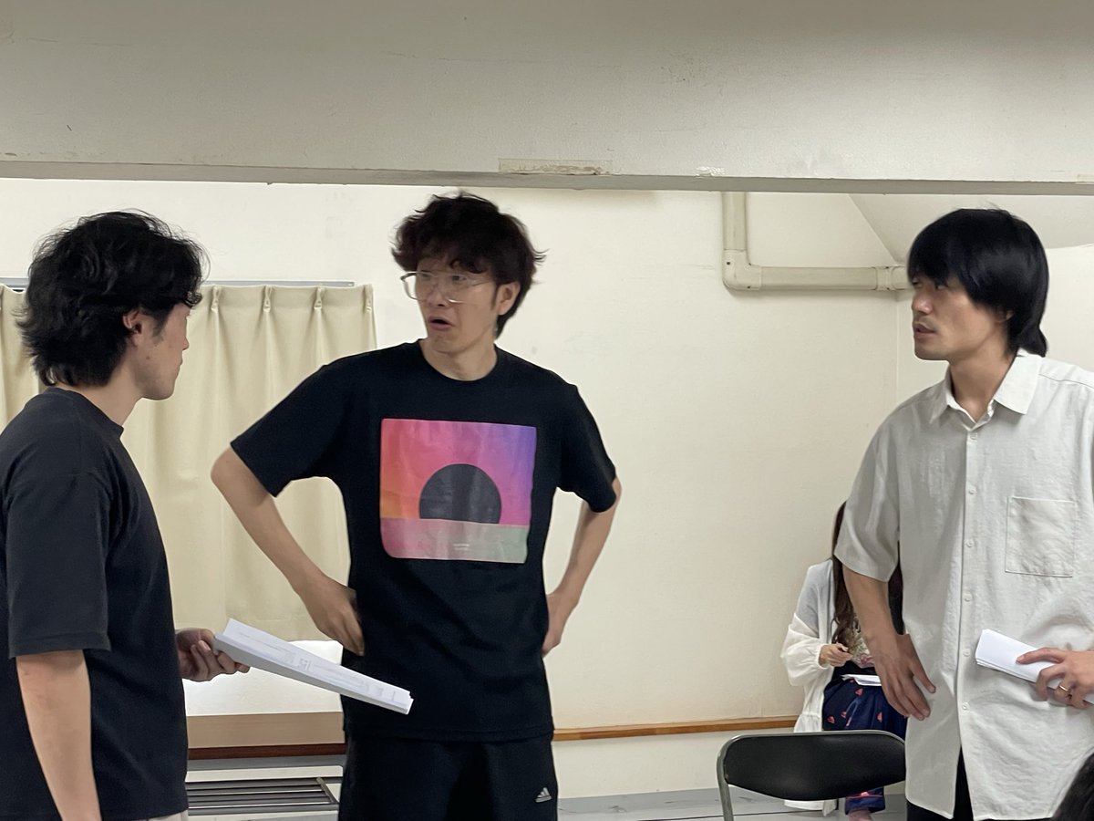 PlayPlanProduce's tweet photo. ✨✨🌟稽古1日目🌟✨✨

早速、立ち稽古！ https://t.co/uSrVl867dd