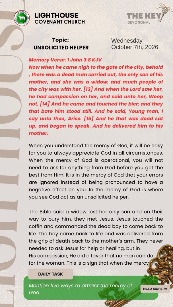 Obasoto_Obafemi's tweet photo. The Key Devotional https://t.co/yfkfHZD9lM