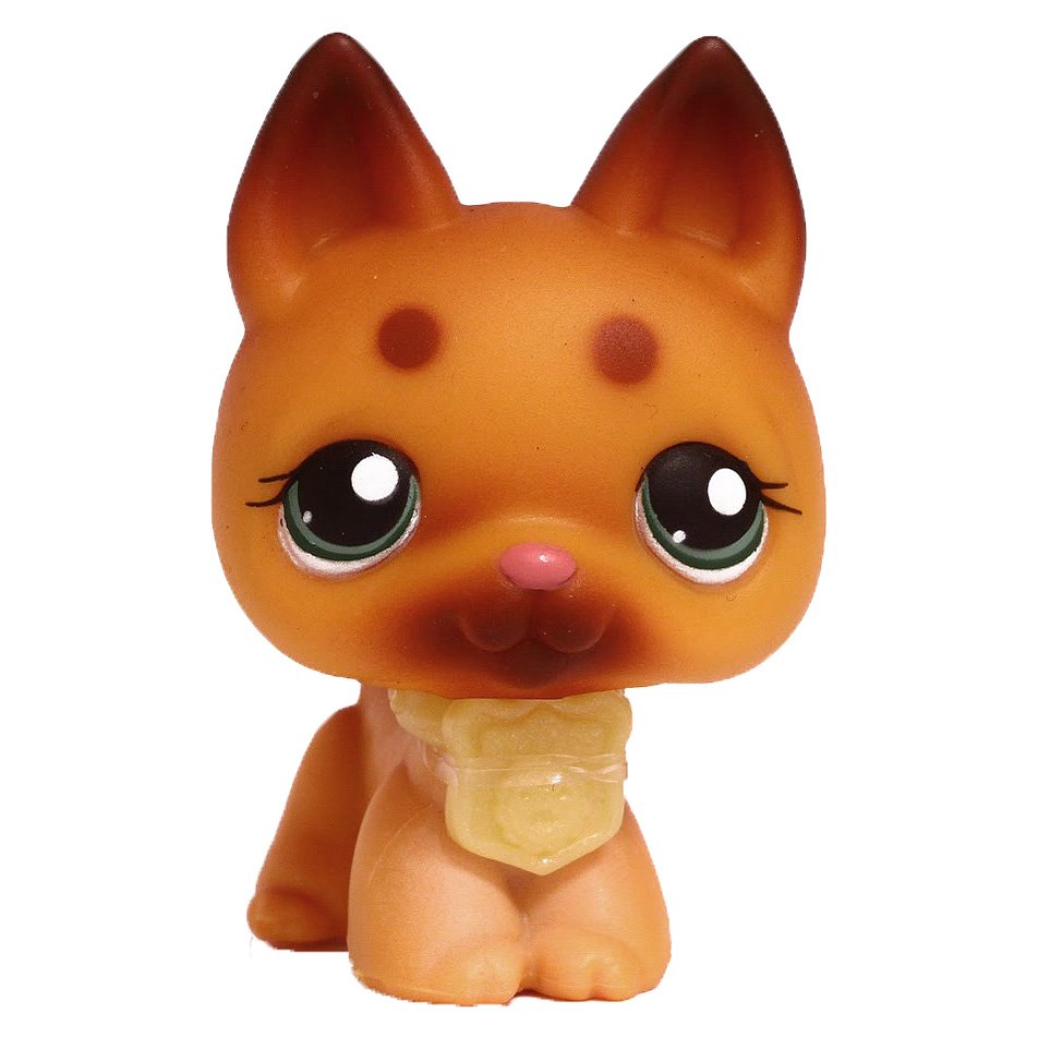 stylesavvi's tweet photo. 🐾 tonight's lps is german shepherd #357! it's a gen 1 pet that came in a pet nook set, alongside a police badge accessory! https://t.co/HrRGIcMCCC