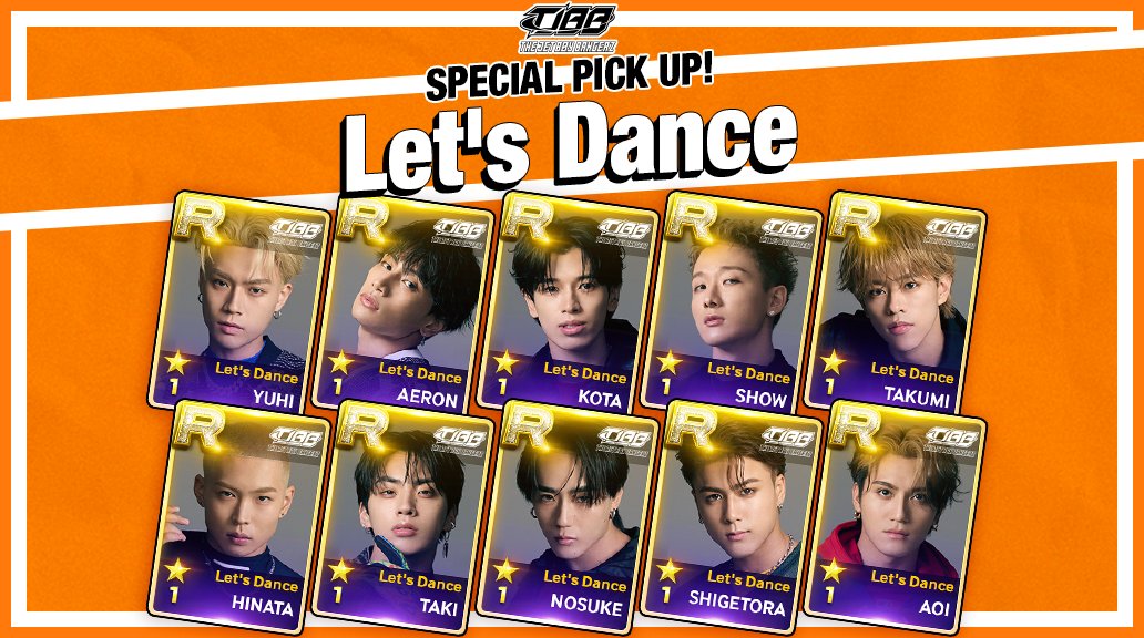 SUPERSTAR_LDH's tweet photo. 〚🚀〛#SS_LDH 𝙲𝚊𝚛𝚍 𝚄𝚙𝚍𝚊𝚝𝚎 ˎˊ˗

THE JET BOY BANGERZ の新カード
〖Let's Dance〗が登場🎶

#シュスエル にログインして、
今すぐカードをチェックしよう🔥

#TJBB #THEJETBOYBANGERZ
#LetsDance https://t.co/BQW0CIgHGz