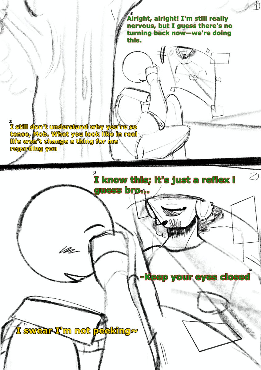 h0n33y_lemon's tweet photo. #ThatMob is revealing his face to #Verity ??? 
-(okay, okay, this isn't canon in any way but I needed an excuse to draw Mob in his human form—he's the embodiment of cuteness!🩷) #verityᵀᴹ  #mobxverity #verimob #mobity #minecraftㅤ #mcyt https://t.co/u7Yg8hvF43