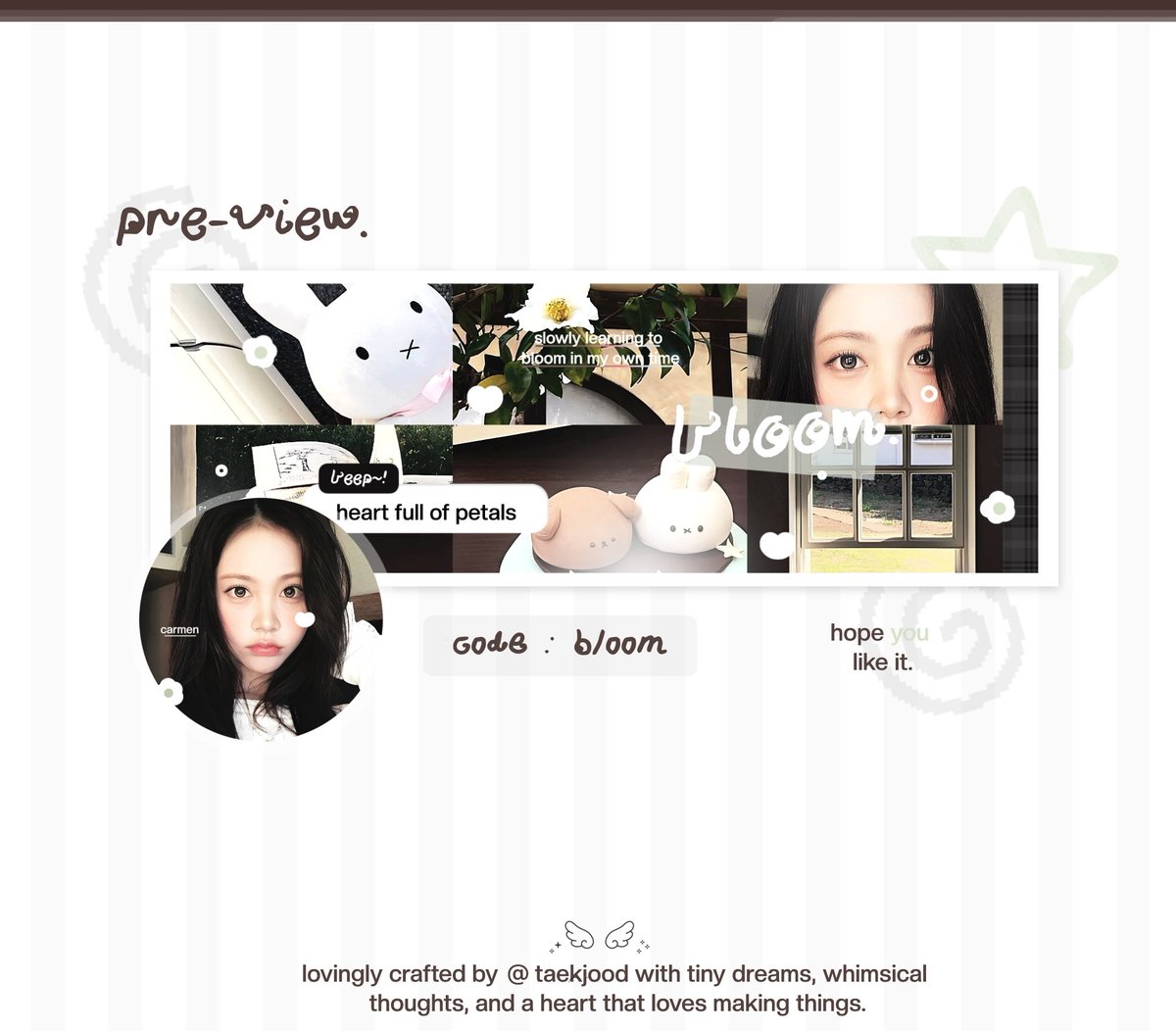 taekjood's tweet photo. bantu repost ya, makasii. <3

halo aku ada layout ready stock carmen pakai foto terbaru ini pricenya https://t.co/pAxEkuvQxF free retext nick ya, bisa take langsung dm aku atau chat ke tele ada di bio yaa. 🍥
#bealanja https://t.co/aHkkHDjRfP