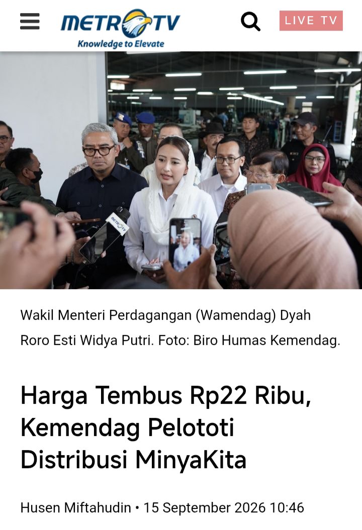 BANGSAygSUJUD's tweet photo. Alasan kendala panjang rantai distribusi maka MINYAK KITA dijual Rp 21.000- 22.000,-

Padahal HET tertinggi hanya Rp15.700 / liter

Sekalipun kemendag memelototi apakah efektif?

Itulah pentingnya kehadiran KDMP memotong panjang jalur distribusi

Hal inilah belum banyak diketahui https://t.co/OeTmk2FPAN