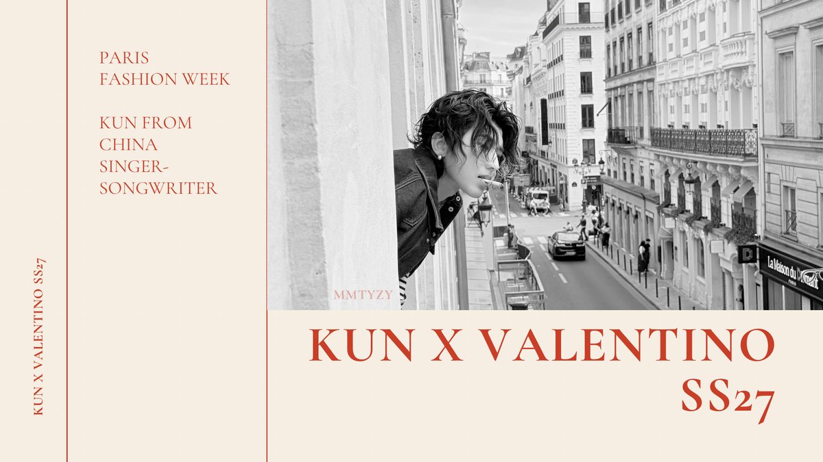 Tangyxinik's tweet photo. At Valentino SS27 Paris, KUN’s fashion expression impresses, and he draws inspiration from designs.

KUN for Valentino in paris
#KUN #valentino #KUNxValentinoSS27 #ValentinoSS27 #ValentinoAntibiblioteca
@kun_officialx @MaisonValentino https://t.co/nQJd7uTTNv