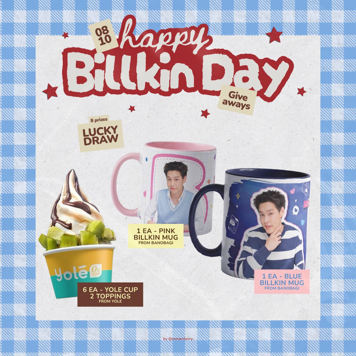 mmarcherry's tweet photo. happy billkin day 🧡🎂✨

เนื่องในวันเกิดน้องบิวกิ้น เราเลยเตรียมของเล็ก ๆ น้อย ๆ มาแจกทุกคนค่ะ 💖

สุ่มแจก 8 รางวัล 🫯
- แก้วบิวกิ้นสีชมพู 1 ใบ
- แก้วบิวก��้นสีน้ำเงิน 1 ใบ
- คูปองโยเล่ 6 ใบ (ส่งผ่านไลน์)

กติไก่ง่ายม้าก เพียงแค่ rt ✨
สุ่มวันที่ 08.10 ตอน 17.30 

#BILLKIN27thEdition
#แฮปปี้บิวกิ้นเดย์กิ้ฟอะเวย์27
#Bbillkin