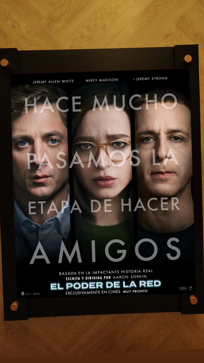 jiglantonio's tweet photo. Gracias a los amigos de @SonyPicturesMX y @SensaCineLATAM pudimos ver #ElPoderDeLaRed
Estrena el próximo 22 de octubre en cines 🍿 https://t.co/nVPVup138G